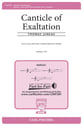 Canticle of Exaltation SSAA choral sheet music cover